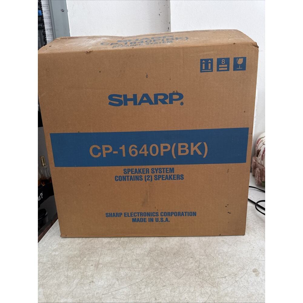 Sharp Model CP-1640P Floor Speakers USA Set of 2 New In Box